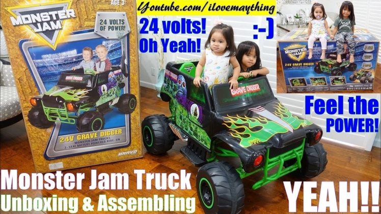 Monster Jam Grave Digger 24-Volt Battery Powered Ride-on