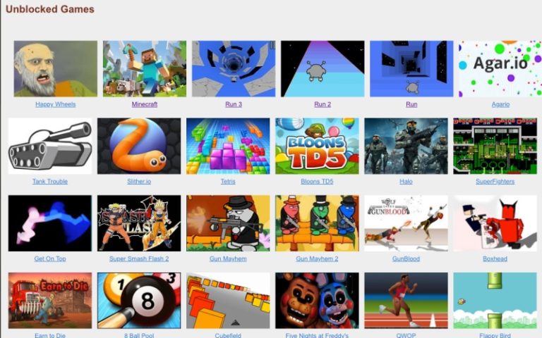 The Top 7 Unblocked Online Games to Fuel Your Competitive Spirit