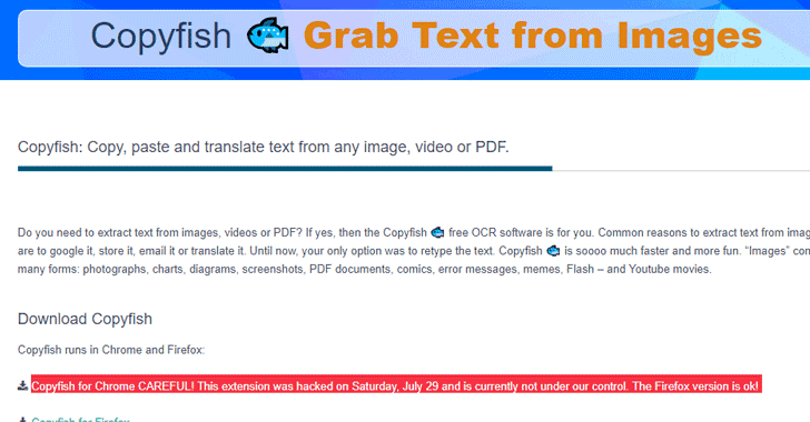 Be Aware! Even a Chrome Extension Will Push Malware