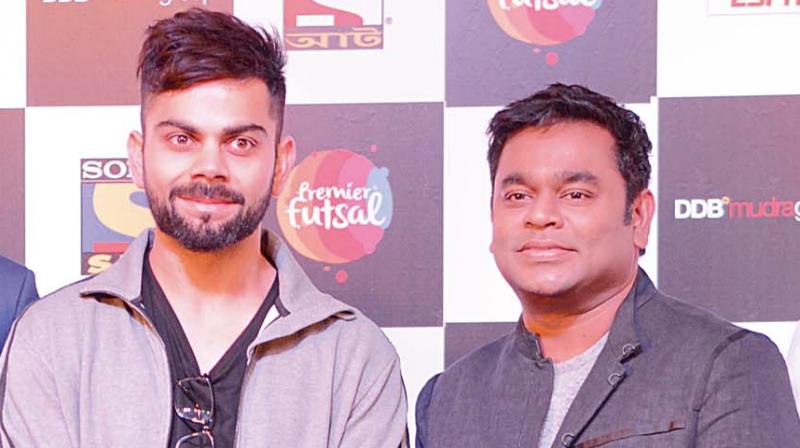 Virat Kohli Selfie with AR Rahman